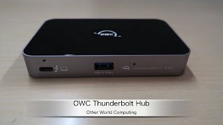 Other World ComputingのThunderbolt 4対応ハブ「OWC Thunderbolt Hub」の紹介