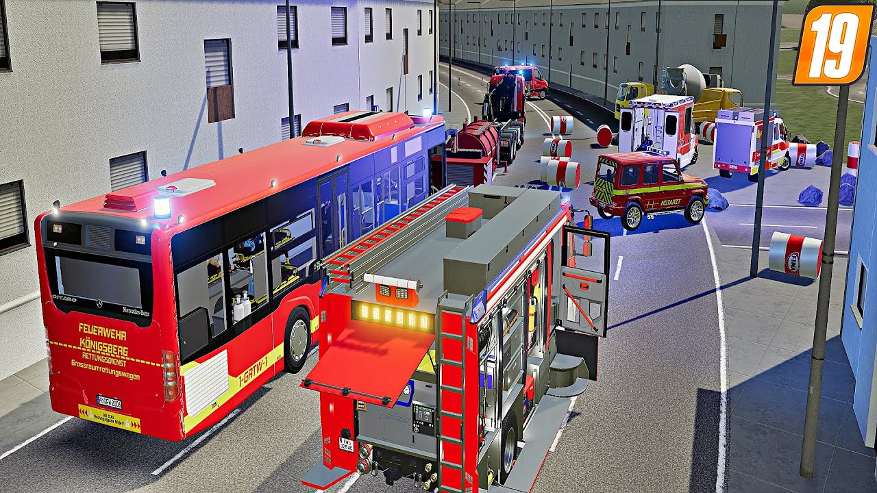 Trauriger Tag für Stuttgart: MANV EINSATZ | LS19 Feuerwehr