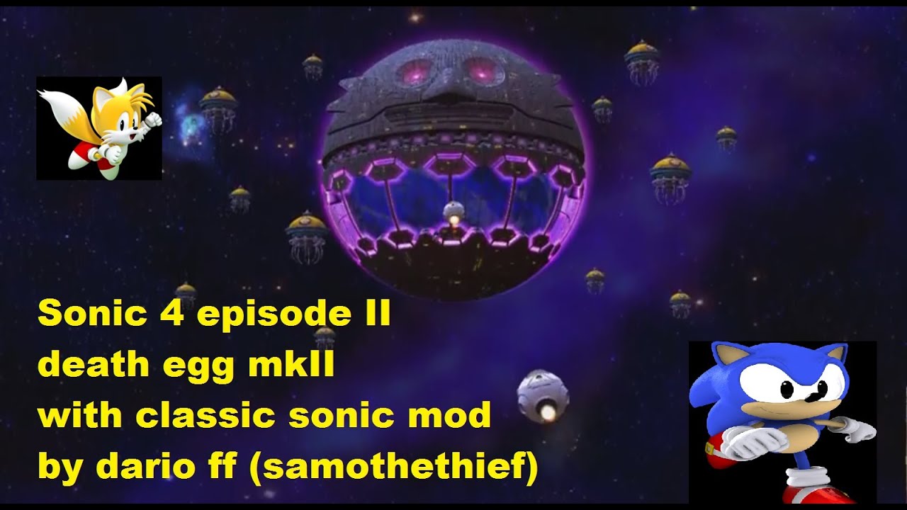Sonic 4 episode 2 death egg mkII with darioFF's classic sonic mod