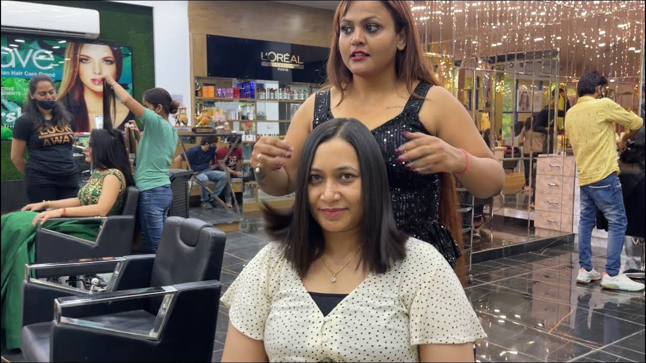 smoothing for short hair || Nishalambha