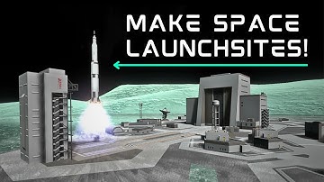 Making Custom Space Launch Sites in KSP | Kerbal Konstructs Mod Tutorial