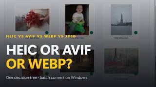 Full HEIC vs AVIF vs WebP vs JPEG: Which Image Format to Use (2026) Update