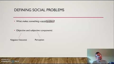 Soci 1160:What is a Social Problem