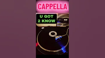CAPPELLA U GOT 2 KNOW 1992 Eurodance House Techno Vinyl Records 90s Retro 