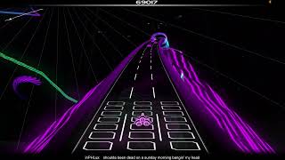 Audiosurf - inPHLux - shoulda been dead on a sunday mornin' bangin' me head