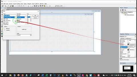 VB 6.0 #8 Change the Background and Foreground color with print text