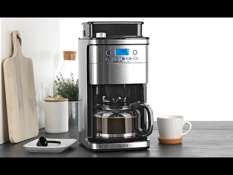 BEEM FRESH-AROMA-PERFECT Superior drip coffee maker with grinder - glas