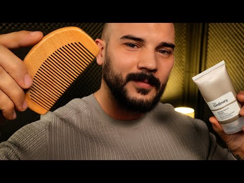 SAFE ASMR | Face Treatment from a Good Friend (Personal Attention) British Male Whispering