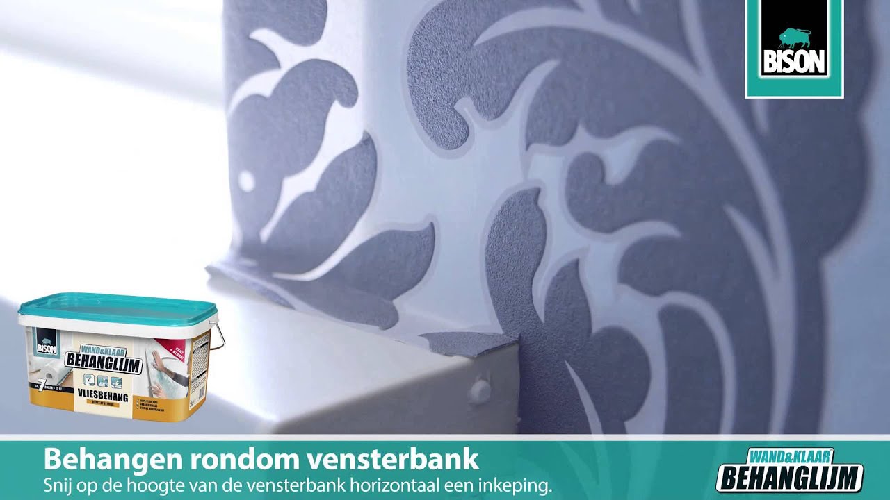 leeuwerik Verlichten Onrustig Behangen rondom vensterbank - YouTube