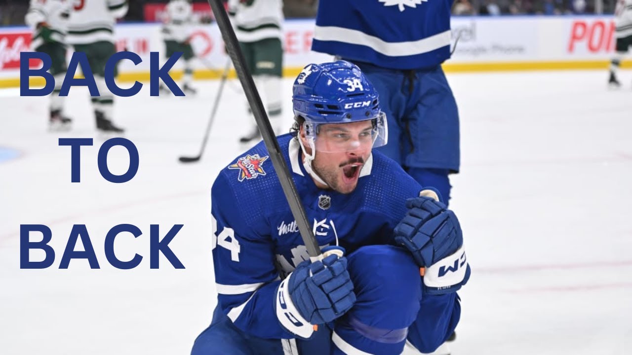 Auston Matthews Scores Back to Back Hat Tricks in the First Two Games of the Season