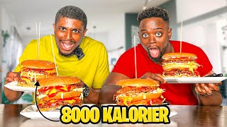 Kan Vi Spise Danmarks Største Burger? 8000 Kalorier
