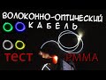 Тест Оптоволоконный кабель PMMA 3мм, DIY с алиэкспресс