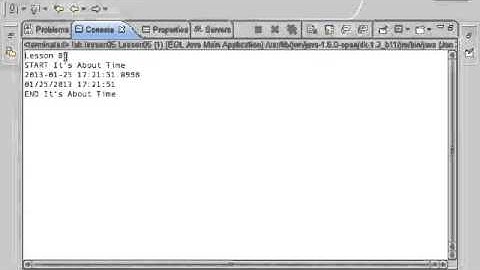 Essential EGL+Batch - Lesson 05 Timestamp
