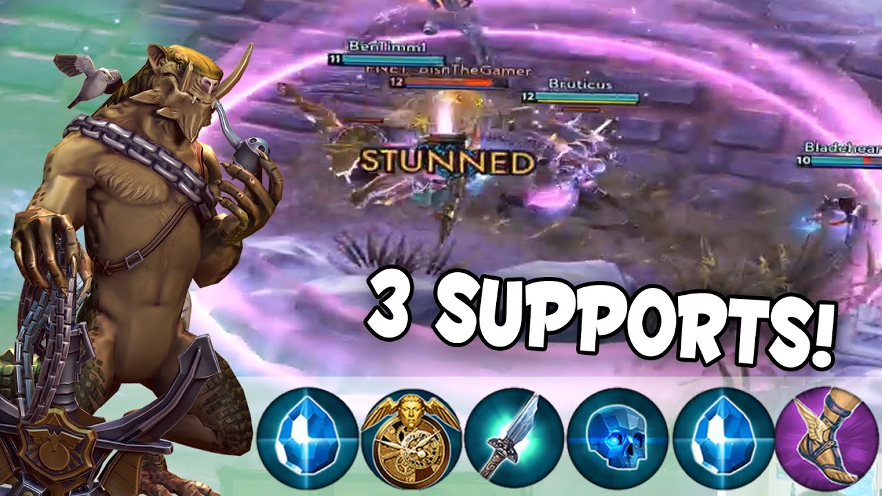 Glass Cannon Phinn - All Support Hero Match! | Vainglory Lane Gameplay [Mob Match Ep. 4]