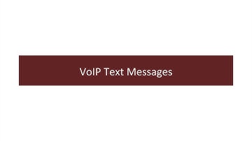 1 VoIP Traffic Summary