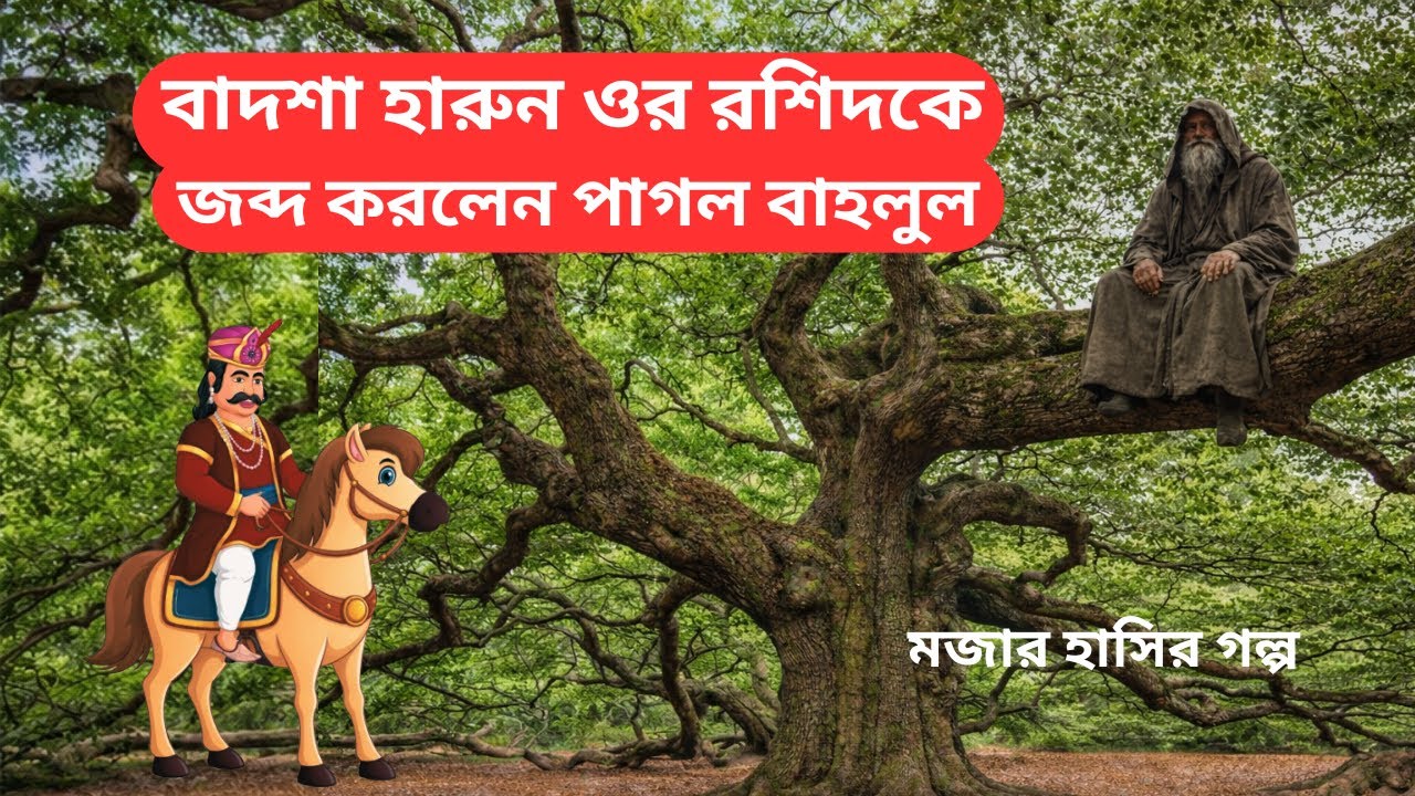 পাগল বাহলুল কি করে ফেললেন বাদশা হারুন অর রশিদের সাথে | Bahlul Dana harun al Rashid | Bahalol pagal