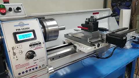 PM-1030V CNC Lathe Demo 1