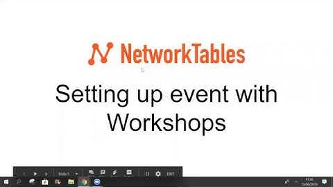 How to setup your event with Workshops