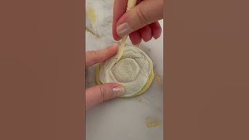 Hexagon Cloud Dough Slime Dalgona Cookie #shorts #squidgame #dalgona