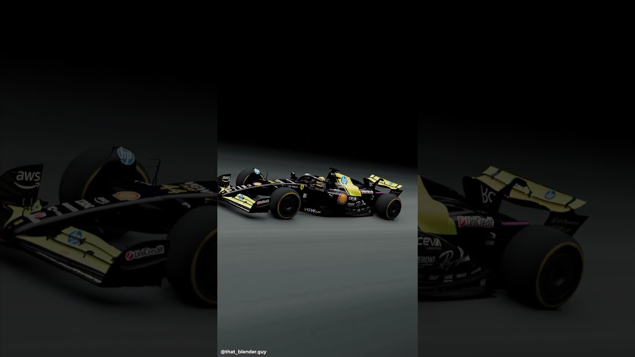 F1 in Blender 3D 