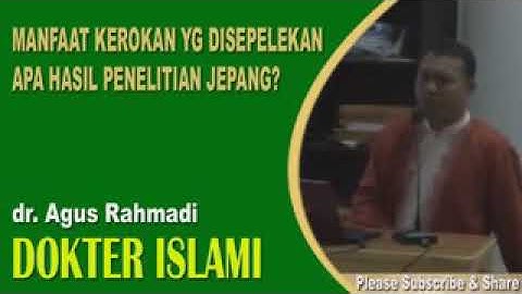 Manfaat kerokan. Sumber dr Agus Rahmadi