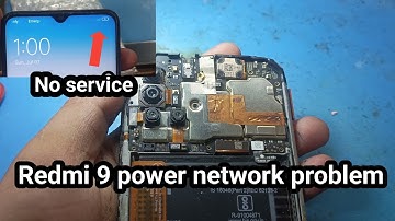 Redmi 9 power network problem || Redmi 9 power no service network problem