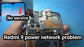 Redmi 9 power network problem || Redmi 9 power no service network problem