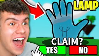 How To Get The LAMP GLOVE + FRIEND OF THE DARK BADGE! Roblox Slap Battles