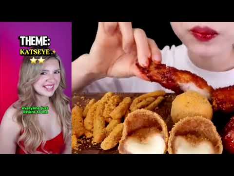 🍟text to speech🍟ASMR satisfying Eating #4    ||@briannamizura|| ||@mellawnie ||