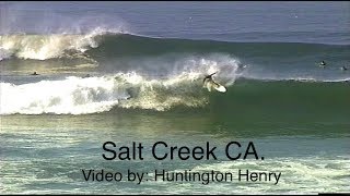 Salt creek, once a secluded secret surfing spot until the 1970's, now
well known located in south laguna beach california along pacific
coast highway. co...