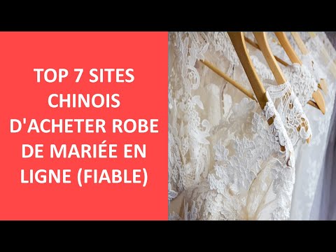 Vidéo: Robes De Mariée Simples Et Abordables - Boutiques En Ligne Où Acheter