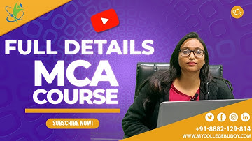 MCA कहां से करें, कैसे करें? 2023 || MCA course Detail in Hindi ||