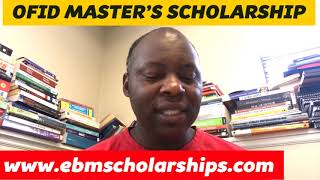 OFID MASTER’S DEGREE SCHOLARSHIP