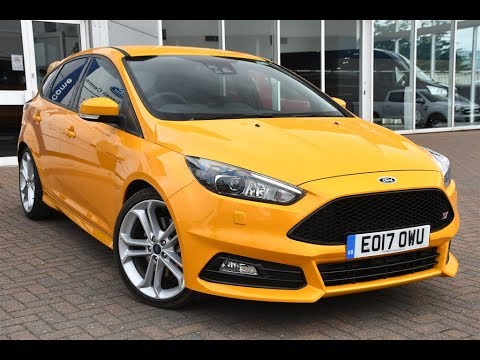 Used Ford Focus 2 0t Ecoboost St 3 5dr Tangerine Scream 17 Youtube