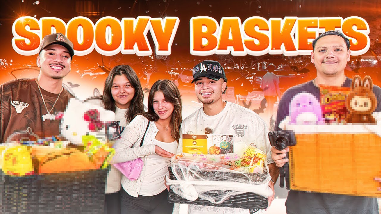 WHO CAN MAKE THE BEST SPOOKY BASKET CHALLENGE!! 