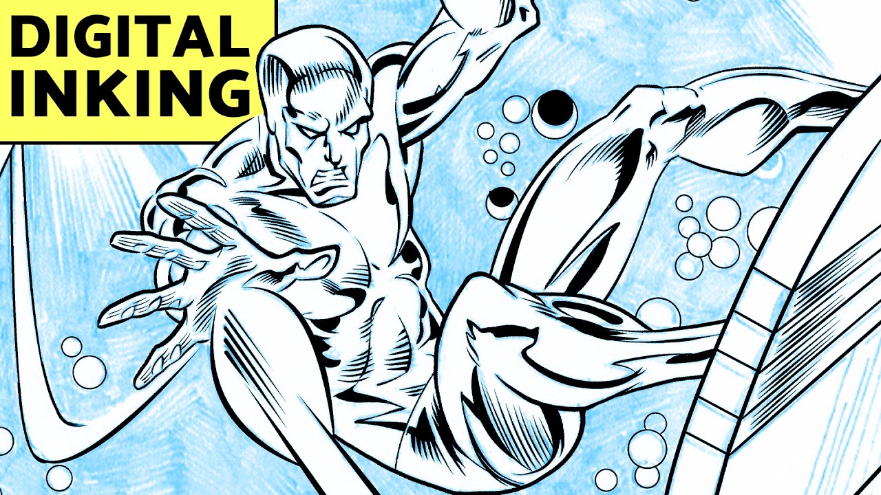This is My Digital Inking Process Step-by-Step