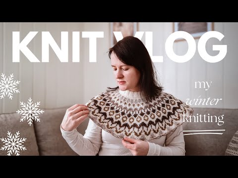 vlog 7/24 | вяжу лопапейсу #riddari ✨️🧶 готовая работа и процессы этой недели 🎁 подарок
