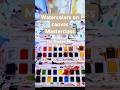 Watercolor on Canvas Masterclass: Tip 1 - The Shadow Map #shorts