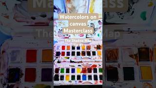 Watercolor on Canvas Masterclass: Tip 1 - The Shadow Map #shorts