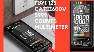 Mastfuyi FY123 Multimeter 6000 Counts 600V AC/DC Voltage Current