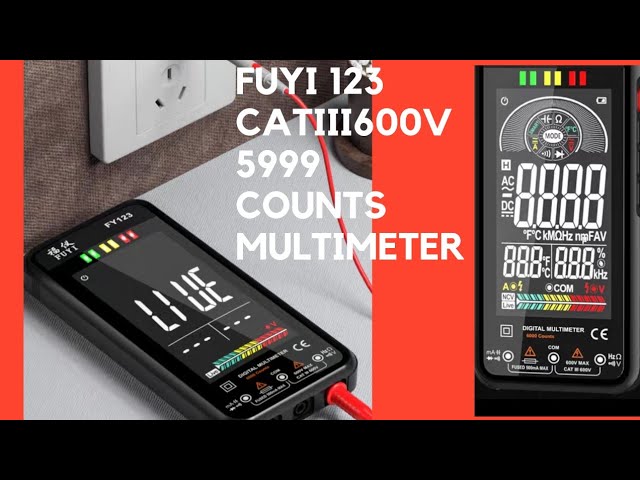 FUYI FY123 OR MASTFUYI FY123,CATIII 600V,5999COUNTS MULTIMETER