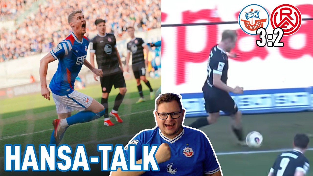 ERLÖSENDE 3 PKT nach ERNEUTER SCHIRI-DISKUSSION! | Hansa Rostock - Rot-Weiss Essen 3:2 | HANSA-TALK