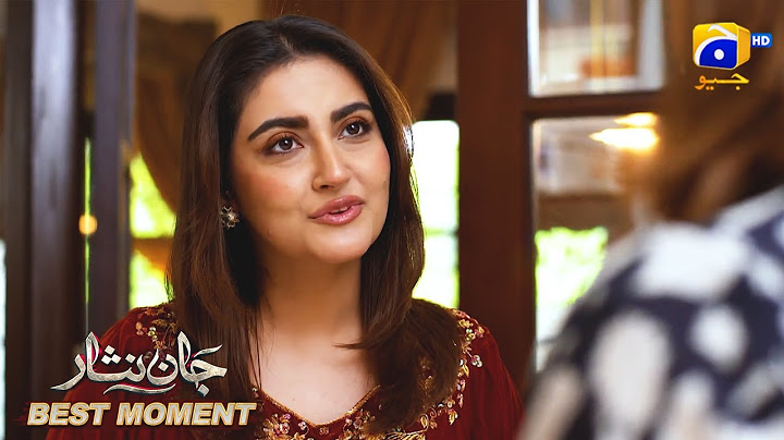 Jaan Nisar Episode 36 | Danish Taimoor - Hiba Bukhari - Haroon Shahid | Best Moment 02