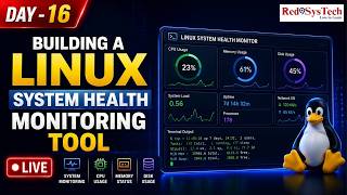 Linux Monitoring Project Every DevOps Engineer Should Build | Live Hands on | Q & A | Red9SysTech