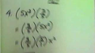 Simplifying Variable Expressions #1: Properties, Combining Like Terms, Munltiplying Pt5
