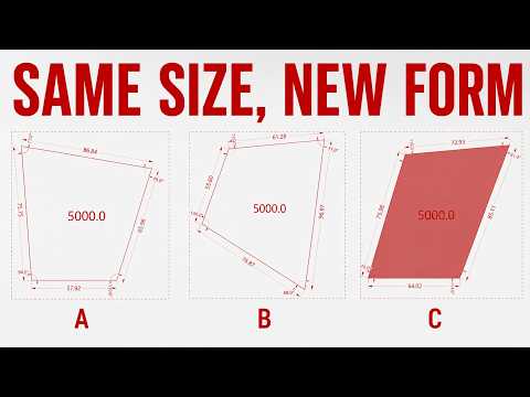 Different Shapes, Same Area in Grasshopper