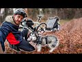 100km Gravel Tour mit Hund im Anhänger, Übernachtung im Lost Place geht schief