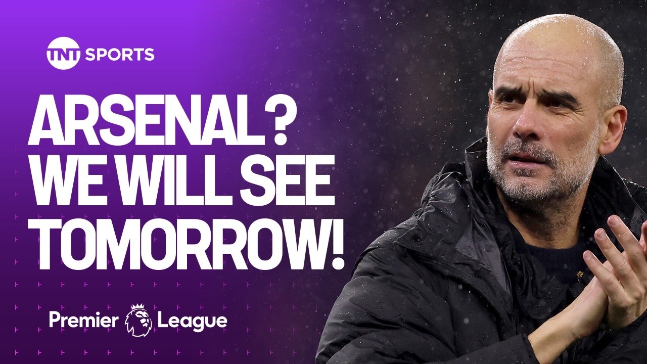 Pep Guardiola Reacts as Man City Close Gap on Arsenal to Three Points 👀