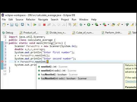 Program to find average in Hindi/Urdu || Parwaz Pro