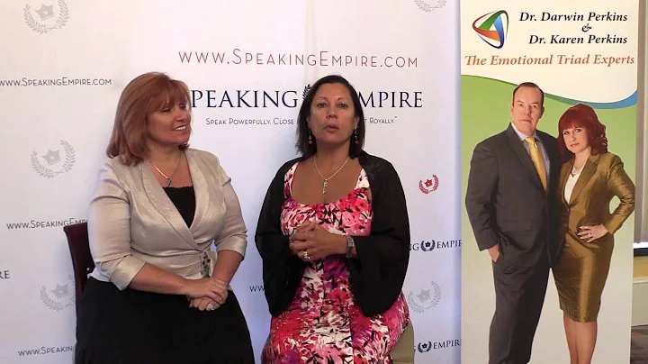 Dr. Karen Perkins Interviews Nancy Pea Brink at th...